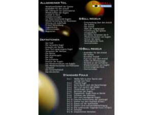 DVD Pool Biliárd szabályok 8-Ball/10-Golyó