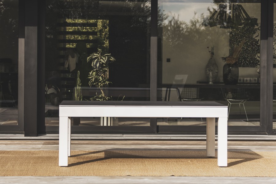 Wood Design for white Cornilleau Classic Outdoor Pool Table