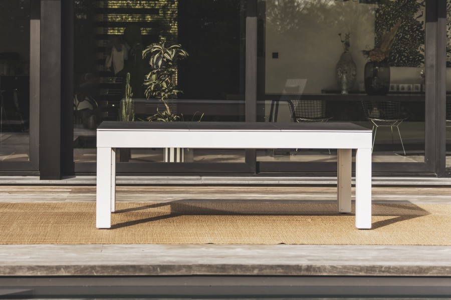 Stone Design for white Cornilleau Classic Outdoor Pool Table